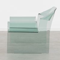 Fauteuil « Ghost » de Cini Boeri (1924 - 2020) en verre bomb… (photo 3)