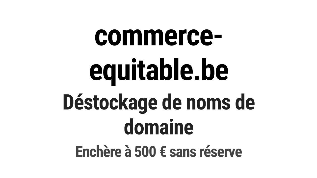 Destockage & Invendus