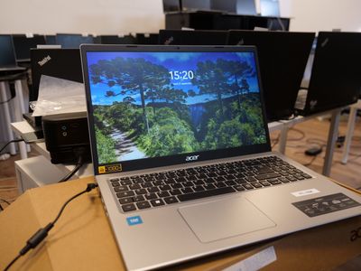 a laptop that is sitting on a table in a room