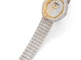 une montre-bracelet pour femme sertie de diamants, signée Cartier