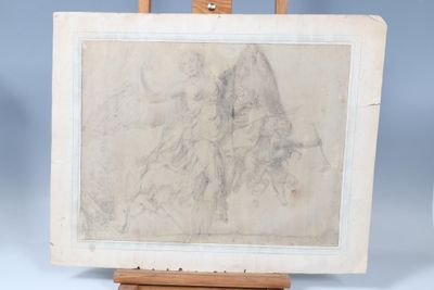 Ecole française du XVIIIème siècle Renommée accompagnée de 3…