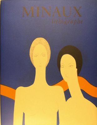 a picture of a book with a picture of two people
