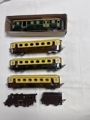 JEP Ecartement 0 – Lot comprenant une locomotive électrique type vapeu - Photo 1