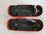 two pairs of snow shoes that are attached to each other
