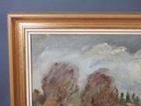 a picture of a painting on the wall of a room