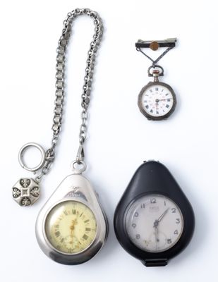 three different types of watches on a white surface