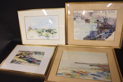 Jean-Michel BRION ( XXé siècle ) Lot d'encadrements composé …