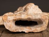 a piece of bread that is sitting on a table