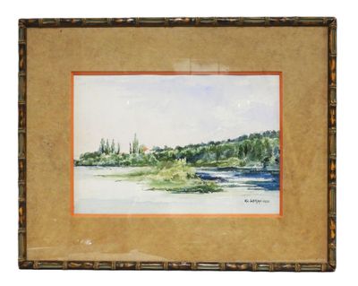 École du XXe siècle. Les bords de Loire. - Photo 1