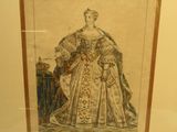 la photo d'une photo représentant une femme en robe