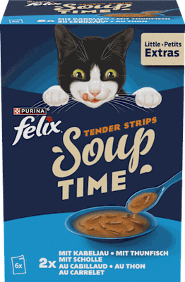 PURINA FELIX - Soupes pour chat - Tender Strips Poisson - Sa…