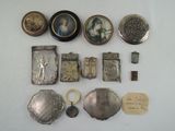 a lot of silver items that are on the table