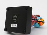 a small black box with a picture of a basketball ball on it