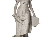 statue of a woman with a book in her hand