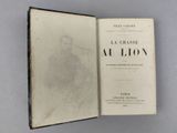 an open book with a picture of a man in a dress