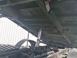 a close up view of a train engine and its tracks