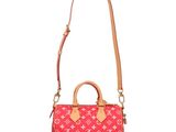 louis vuitton red monograme mini speedy bag