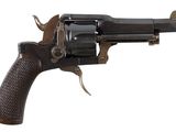 pistolet sur fond blanc, avec des découpes sur la crosse