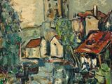 une image représentant un tableau d'une église de village