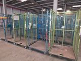a large room with a lot of cages on the floor