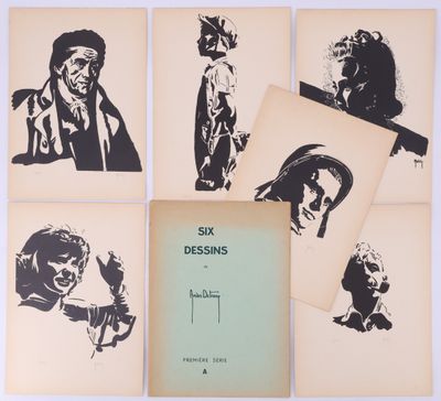 André DETRAUX Six dessins, Première série A