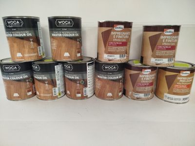de nombreux types de bois et de peinture en rayon