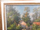 a picture of a painting on the wall of a house