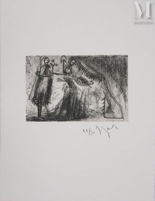 une image d'un dessin en noir et blanc d'un homme et d'une femme