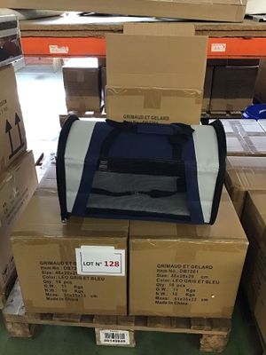 Ensemble de 43 sacs de transport GRIMAUD et GELARD de couleur bleu et  - Photo 1