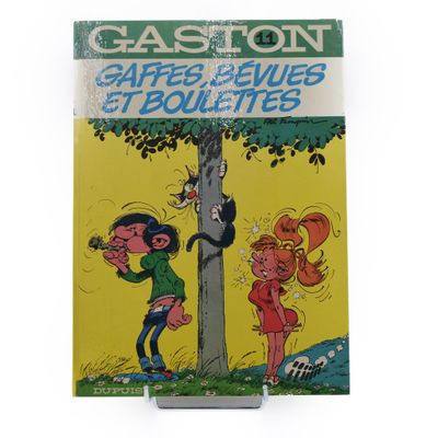 Gaston 1 vol. Gaffes bévues boulettes EO 1973 Dupuis Bon éta…