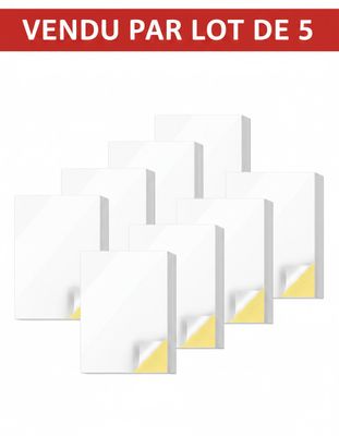 Lot de 5 paquets de feuilles - Soit 250 FEUILLES ETIQUETTES …