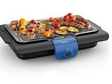 une photo d'un barbecue sur lequel sont disposés différents types d'aliments
