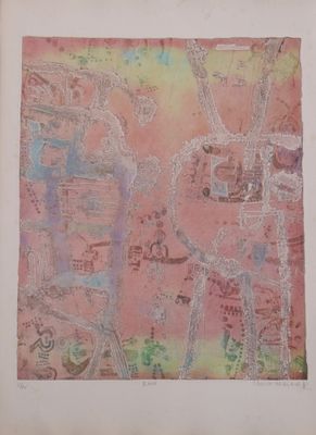 une image d'une image d'une image d'une peinture sur un mur