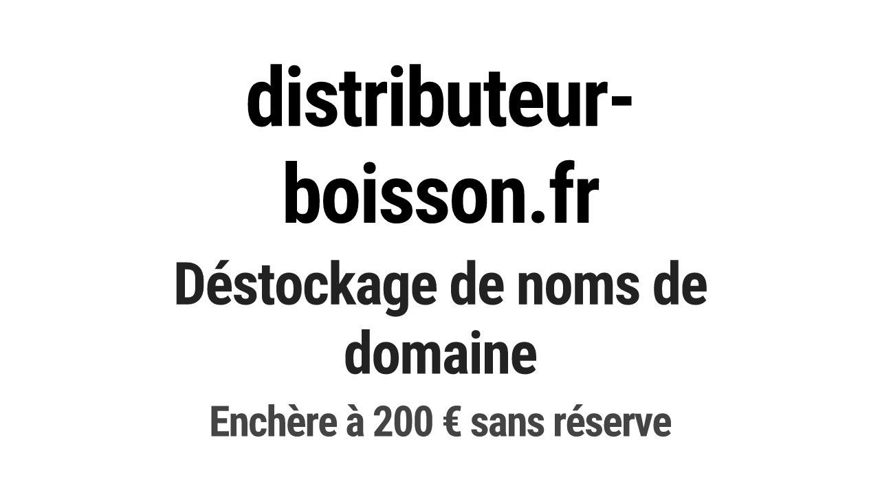 Destockage & Invendus