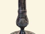 a candle that is sitting on top of a table