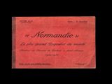 an old french postcard with the words normanie ' s on it