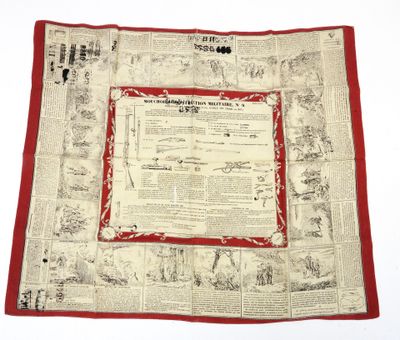 un vieux journal avec une bordure rouge et une bordure rouge tout autour