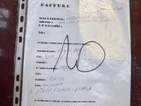 a piece of paper that has been written on it