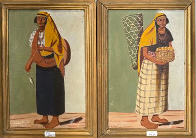S. LASTRA (Équateur) Costumes de Zambiza (Quartier de Quito …