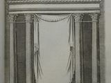 a picture of a drawing of a room in a book