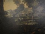 a picture of a painting on the wall of a house