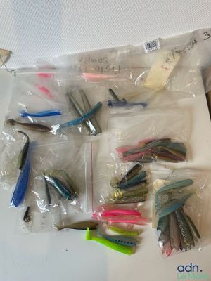 Important lot de leurres souples pour la pêche des carnassie…