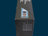 a black box with a picture of a man on it