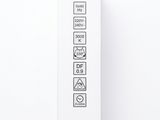 an image of a white box with a black and white logo on it