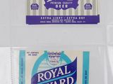 two royal award tickets are on display in a plastic bag
