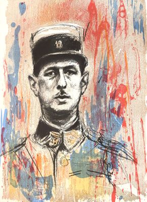 une image représentant un tableau d'un homme en uniforme militaire