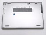 the back of a laptop with the bottom cover partially open