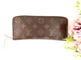 louis vuittou wallet with flowers on a white background