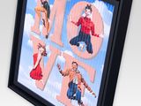 a picture of a cross stitch picture of a man and a woman