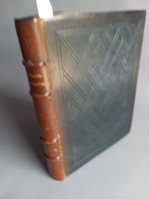 NERVAL GERARD DE. "SYLVIE". Reliure plein veau à quatre nerf…